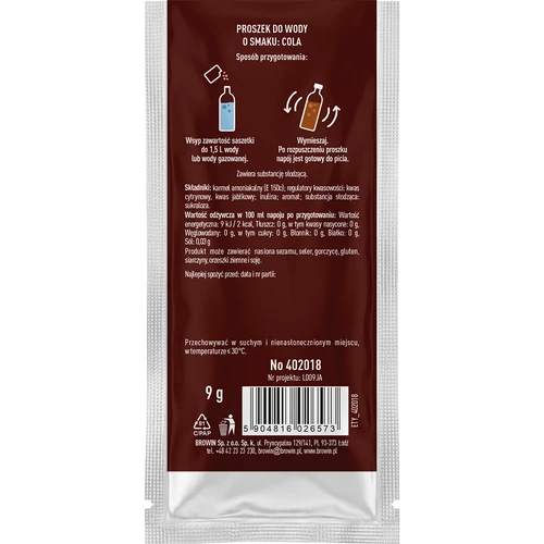 VSYPTO med colasmag - smagspulver til vand, 9 g - 3