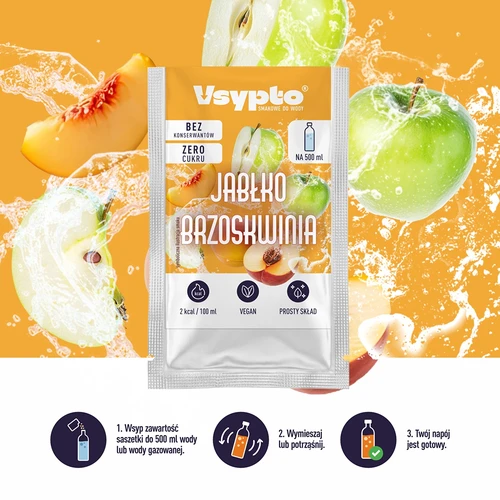 VSYPTO med smag af Æble-Fersken, 3 g - 5