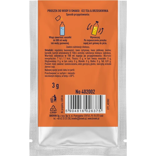 VSYPTO med smag af Iste Fersken, 3 g - 3