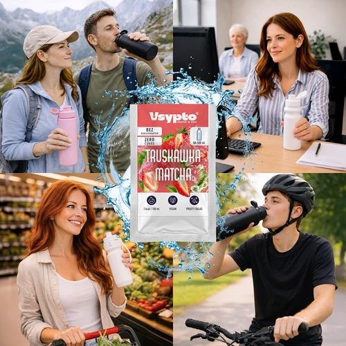 VSYPTO med smag af Jordbær & Matcha, 3 g - 7