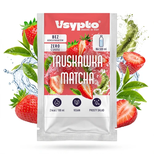 VSYPTO med smag af Jordbær & Matcha, 3 g