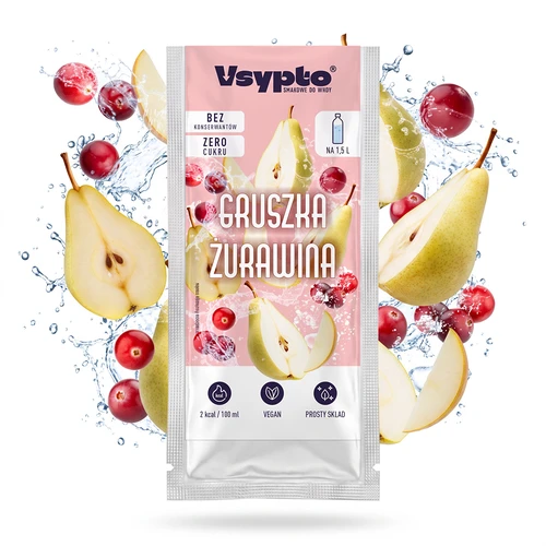VSYPTO med smag af pære og tranebær, 9 g