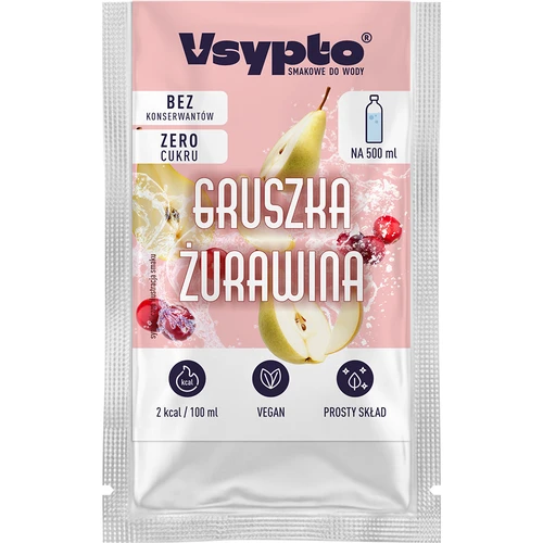 VSYPTO med smag af Pære & Tranebær, 3 g - 2