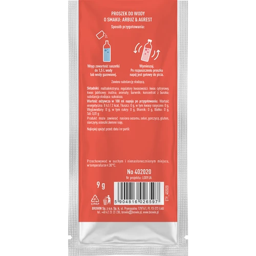 VSYPTO med smag af vandmelon og stikkelsbær, 9 g - 3