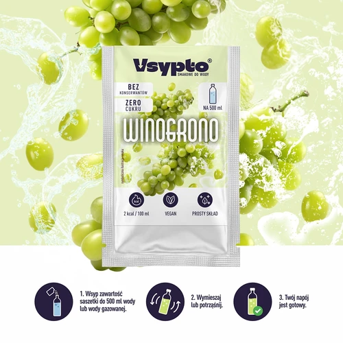 VSYPTO med smag af vindrue, 3 g - 5