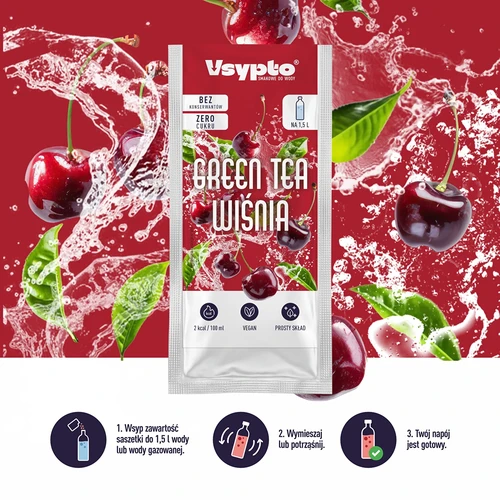 VSYPTO med smagen Green Tea Kirsebær, 9 g - 5