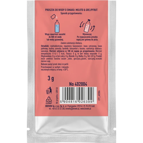 VSYPTO Mojito Grapefrugt, 3 g - 3