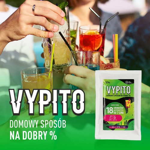 VYPITO 12%, pose til 18 drinks - energidrik, 126 g - 6