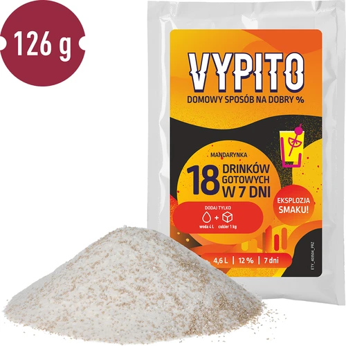 VYPITO 12 %, pose til 18 drinks - Mandarin, 126 g - 3