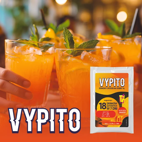 VYPITO 12 %, pose til 18 drinks - Mandarin, 126 g - 6