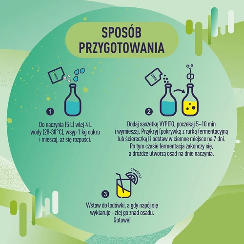 VYPITO 12 %, pose til 18 drinks – Mynte-Lime, 126 g - 5