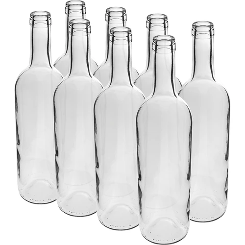 Weinflasche 0,75 L hvid – Pakke med 8 stk.  - 1 