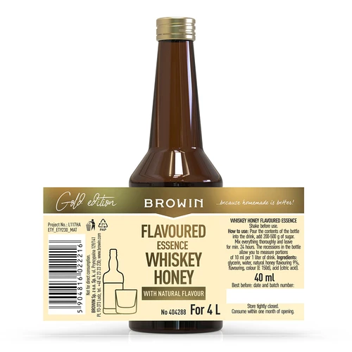 Whiskey Honning smagstilsætning 40ml - 5