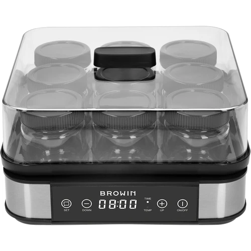 Yoghurtmaskine med termostat, 9 glas, 1,6 L - 2