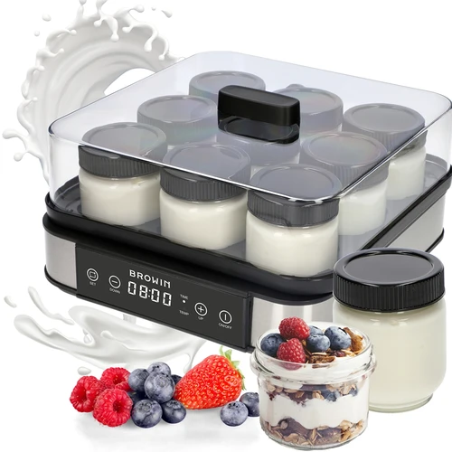 Yoghurtmaskine med termostat, 9 glas, 1,6 L - 7