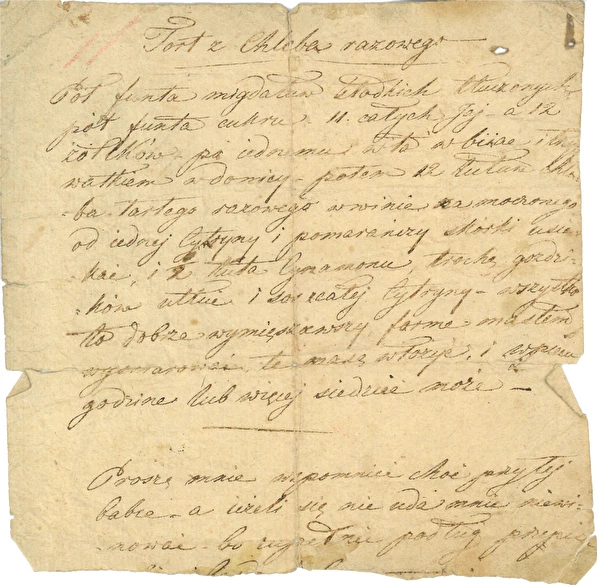 Afsnit 1: Kage af rugbrød