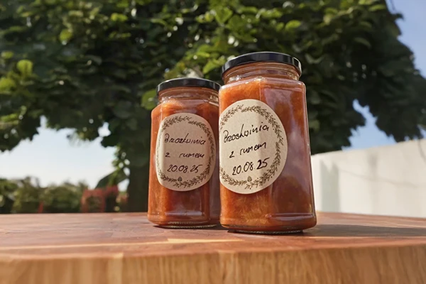 Ferskenmarmelade med Jamaica Rum-essens