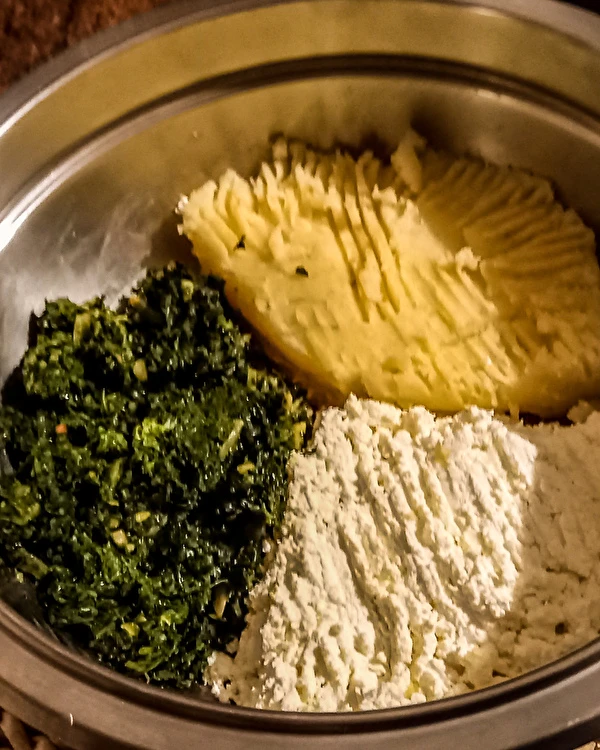 Gærstjerne med spinat