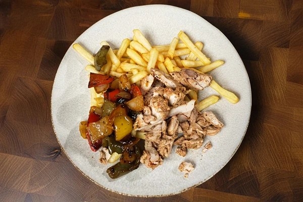 Gyros af kyllingeoverlår