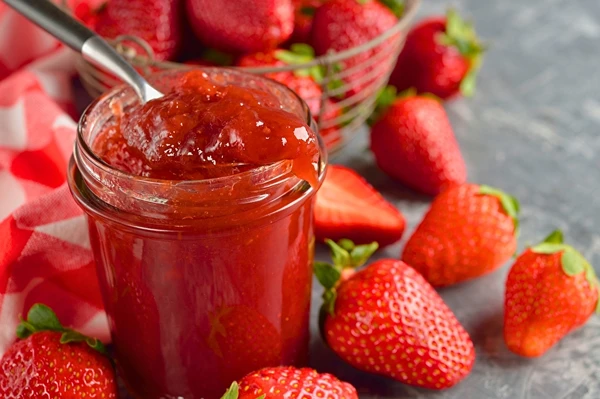 Hjemmelavet jordbærmarmelade med reduceret sukkerindhold