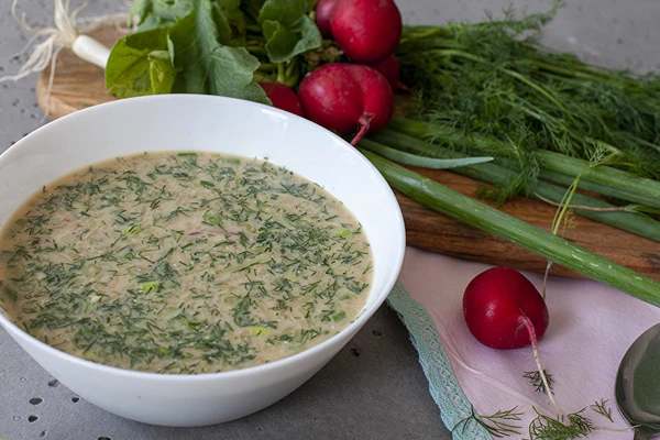 Okrosjka - koldsuppe på brødkvass