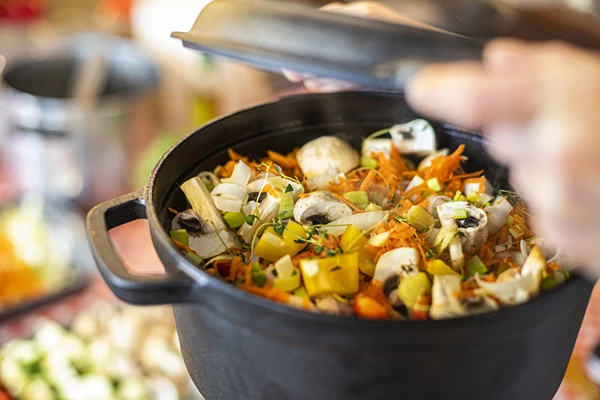 One-pot-ret fra bålgryde