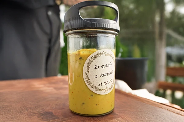 Sød-stærk bananketchup – perfekt til burgere og meget mere