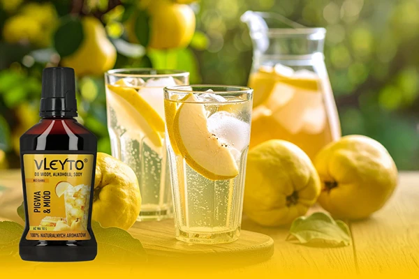 Sparkling Kvæde - en forfriskende alkoholfri drink med et strejf af honning og kvæde