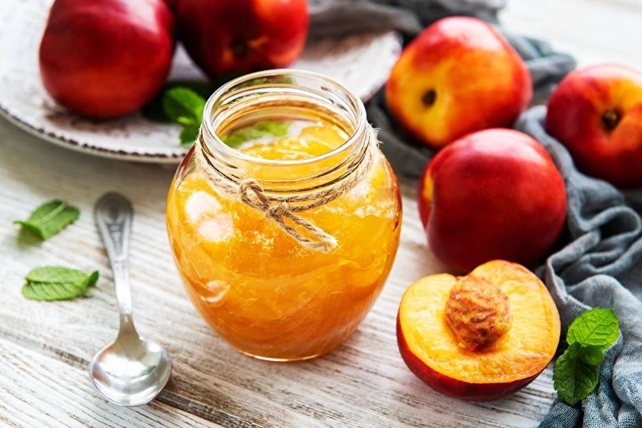 Browin Przepiśnik - Ferskenmarmelade med rosmarin