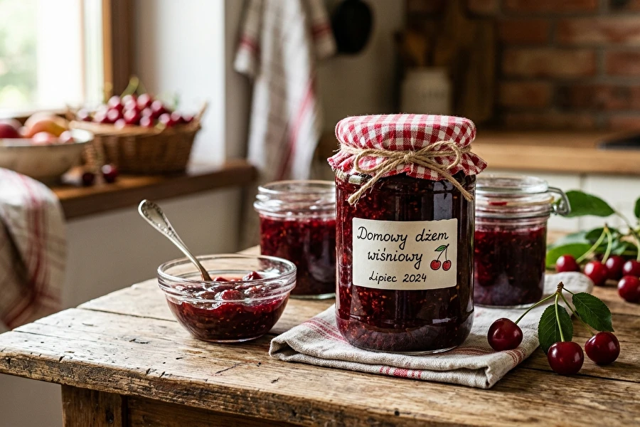 Hjemmelavet kirsebærmarmelade